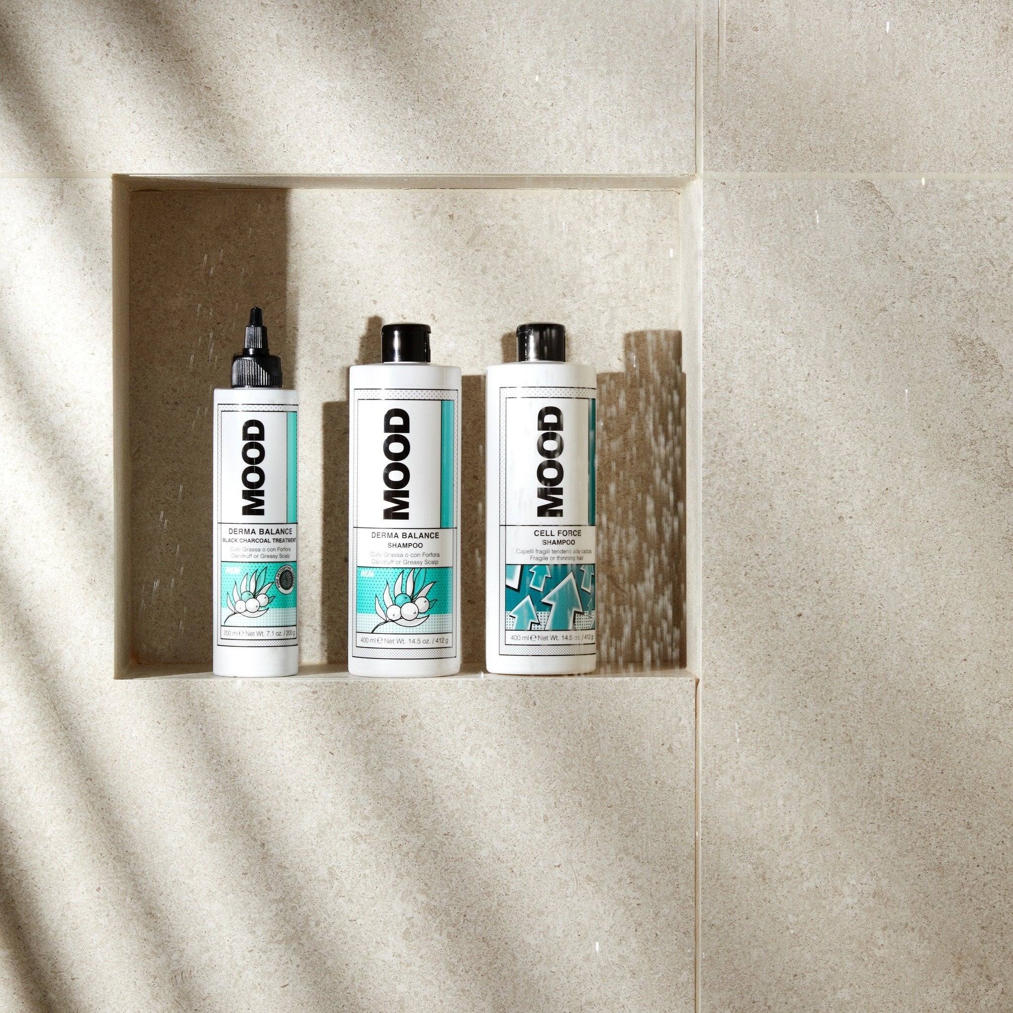 MOOD Cell Force Shampoo – 400 Ml, Feuchtigkeitsspendend, Dermatologisch Getestet