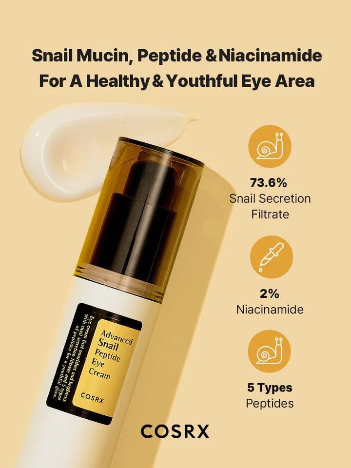 Cosrx Advanced Snail Peptide Eye Cream 25 ML - IZZAT DAOUK SA