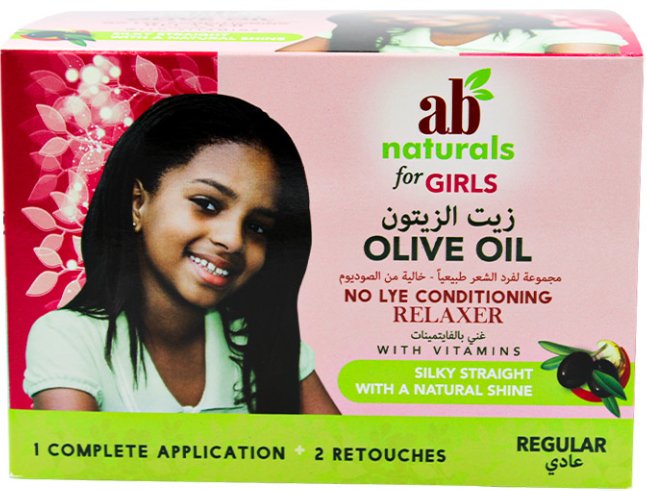 AB naturals conditioning relaxer for kids with olive oil REGULAR - IZZAT DAOUK SA