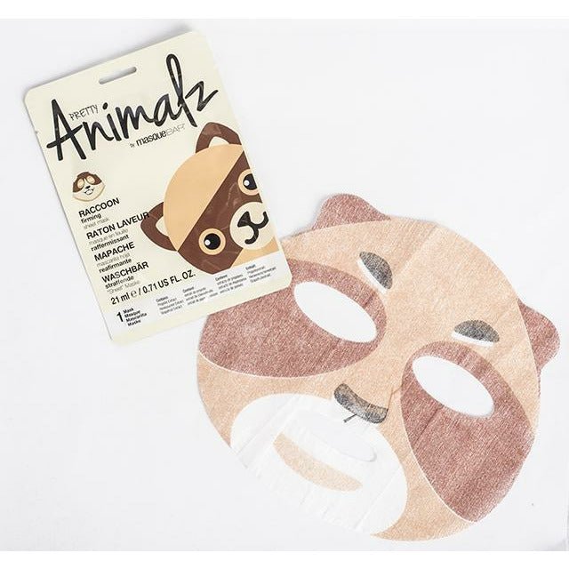 Pretty Animalz Raccoon Sheet Mask 21Ml - IZZAT DAOUK SA