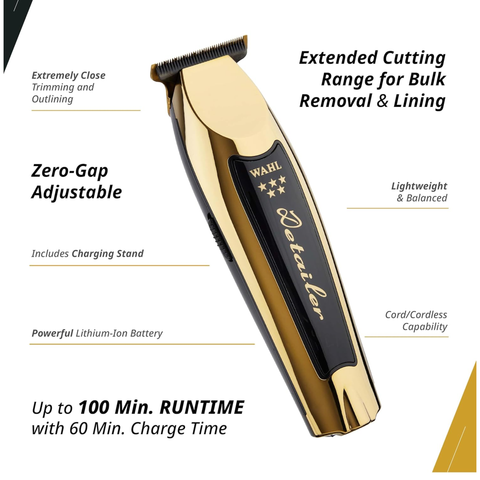 Wahl 5 Star Gold Cordless Detailer Li Hair Trimmer