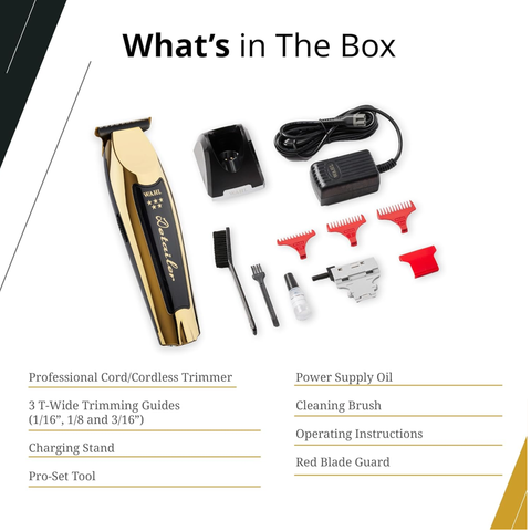 Wahl 5 Star Gold Cordless Detailer Li Hair Trimmer