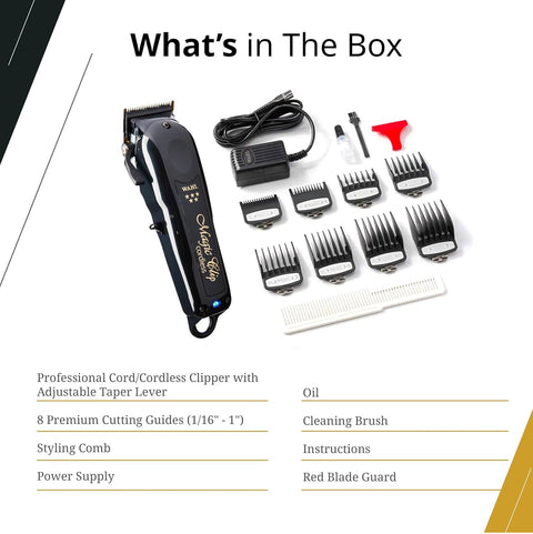 Wahl Cordless Magic Clip Black Hair Clipper