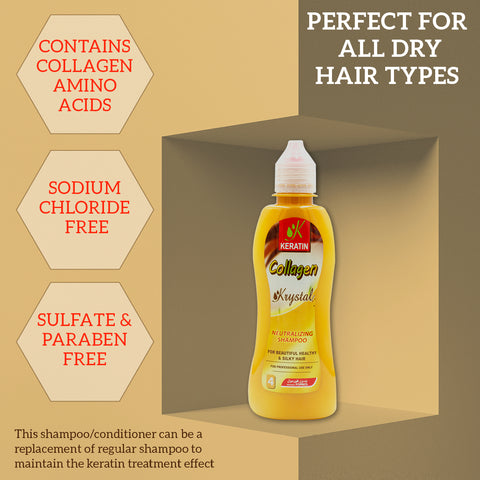 KKeratin Collagen Krystal Neutralizing Shampoo No.4 (After Keratin)