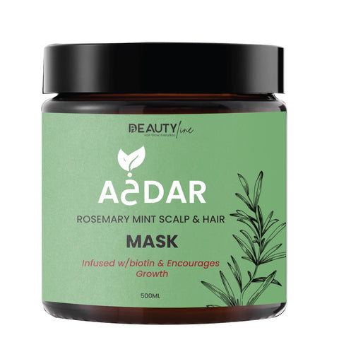 D.Beauty Line A5dar Rosemary Mint Scalp & Hair Mask 500ML - IZZAT DAOUK SA