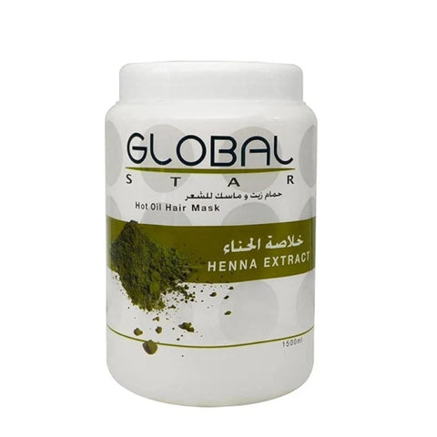 Global Star - Hot Oil Bath and Hair Mask with Henna Extract 1500 ml - IZZAT DAOUK SA