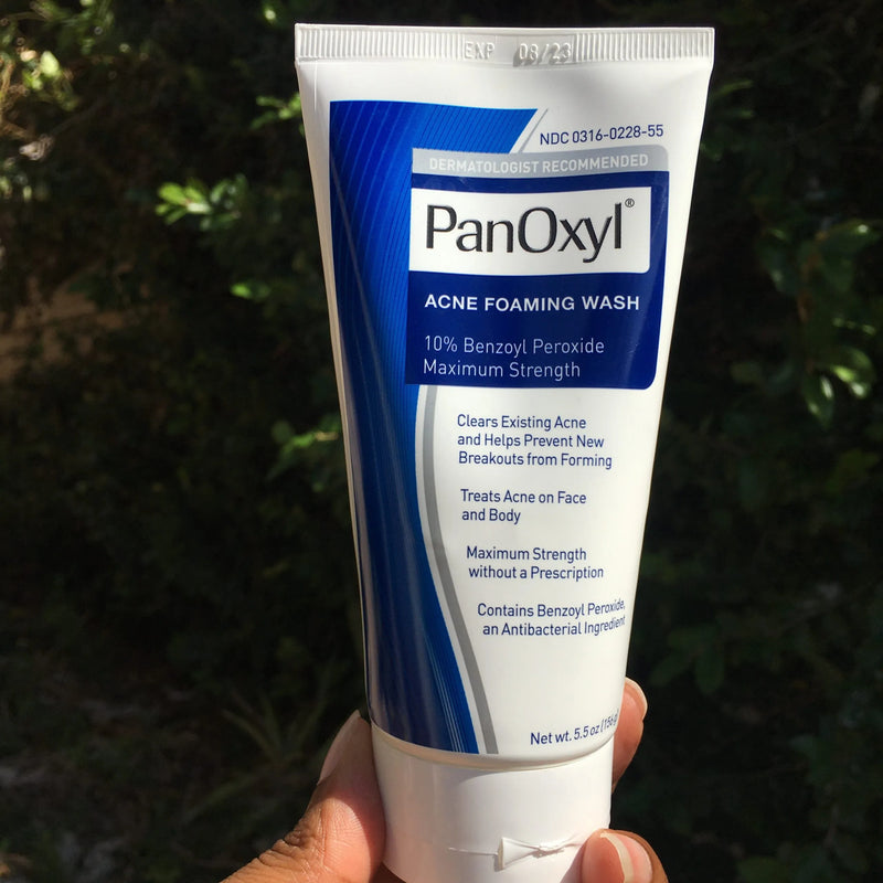 Panoxyl foaming acne wash deals