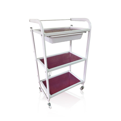 Jumbo Rich Hairdressing and Barber Tools Storage Rolling Trolley - IZZAT DAOUK SA