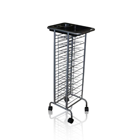 Jumbo Rich Powder Coated Enamel Clearing Trolley - IZZAT DAOUK SA