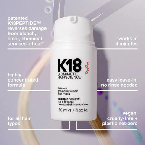 K18 Leave - In Hair Mask 15ml - IZZAT DAOUK SA