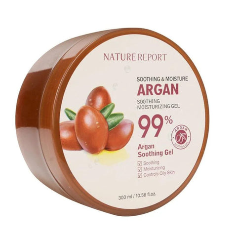 Nature Report Argan Soothing Gel 99% 300Ml - IZZAT DAOUK SA