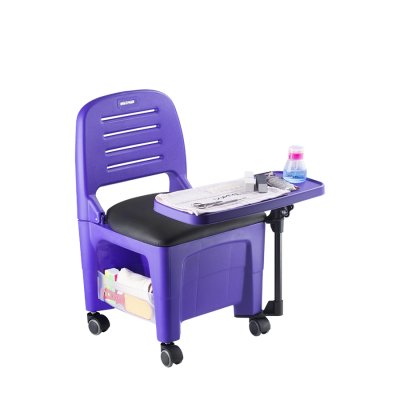 Dompel Bari Manicure Stool Violet - IZZAT DAOUK SA