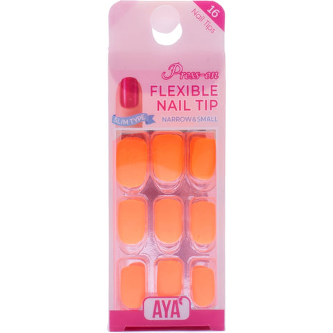 Aya Nail Artificial Flexible Nails With Set 16/2 -16 Pieces - IZZAT DAOUK SA