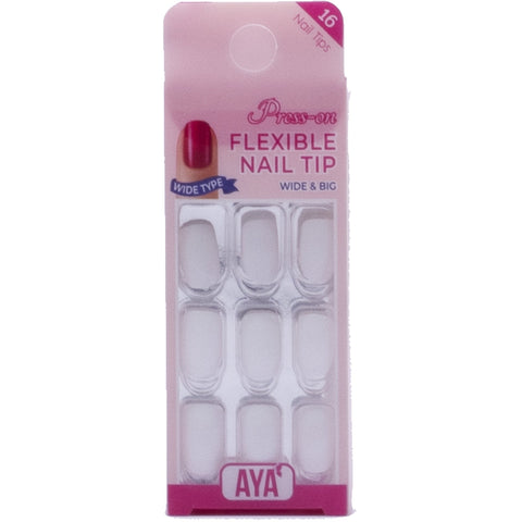 Aya Nail Artificial Flexible Nails With Set 16/5 -16 Pieces - IZZAT DAOUK SA