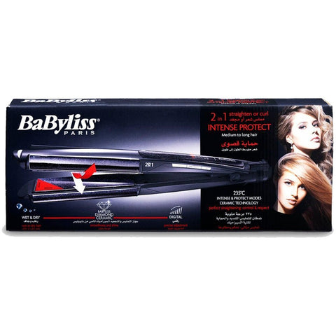 Babyliss 2 In 1 Straight And Curl Pro 235 Diamond Ceramic St330Sde - IZZAT DAOUK SA