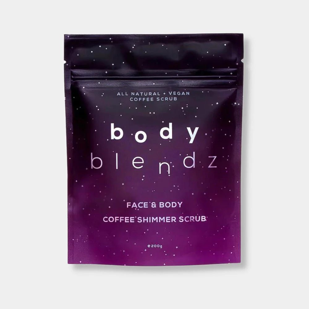 Body Blendz Coffee Shimmer Scrub - IZZAT DAOUK SA