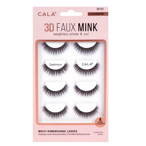 CALA 3D FAUX MINK LASHES 4 PAIR/ PK - IZZAT DAOUK SA