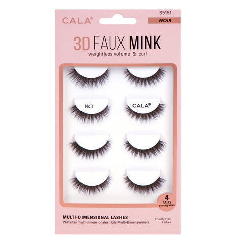 Cala 3D Faux Mink Lashes 4 Pair/ Pk - IZZAT DAOUK SA