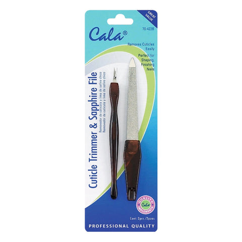 CALA CUTICLE TRIMMER & SAPPHIRE FILE 70-422B - IZZAT DAOUK SA