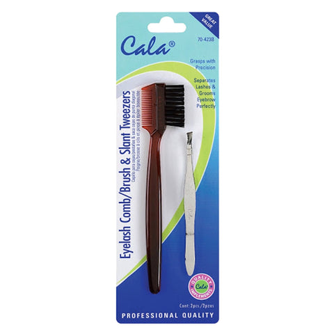 CALA EYELASH COMB & SLANT TWEEZERS 70-423B - IZZAT DAOUK SA