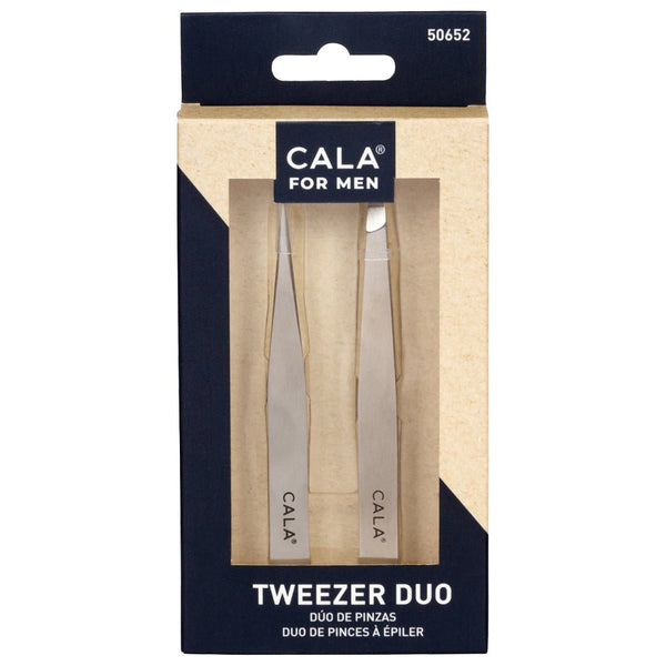 Cala For Men Tweezer Duo (Point + Slant) 50652 - IZZAT DAOUK SA