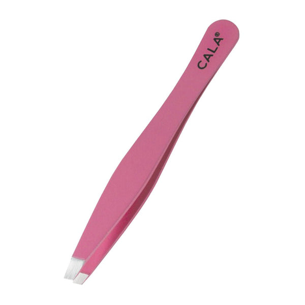 Cala Pro Slanted Tweezers - Pink 50782 - IZZAT DAOUK SA