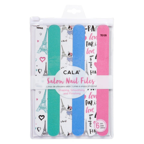 Cala Salon Nail Files Paris (6Pcs) 70109 - IZZAT DAOUK SA