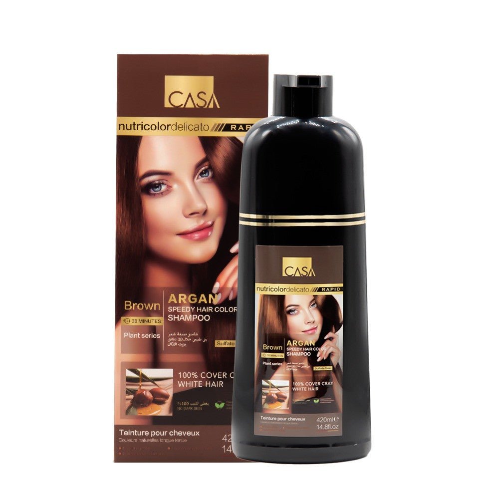 Casa Sulfate-Free Color Shampoo Brown -420ML - IZZAT DAOUK SA