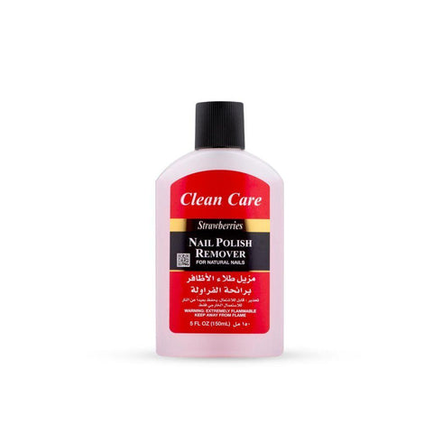 Clean Care Nail Polish Remover Strawberries 150Ml - IZZAT DAOUK SA