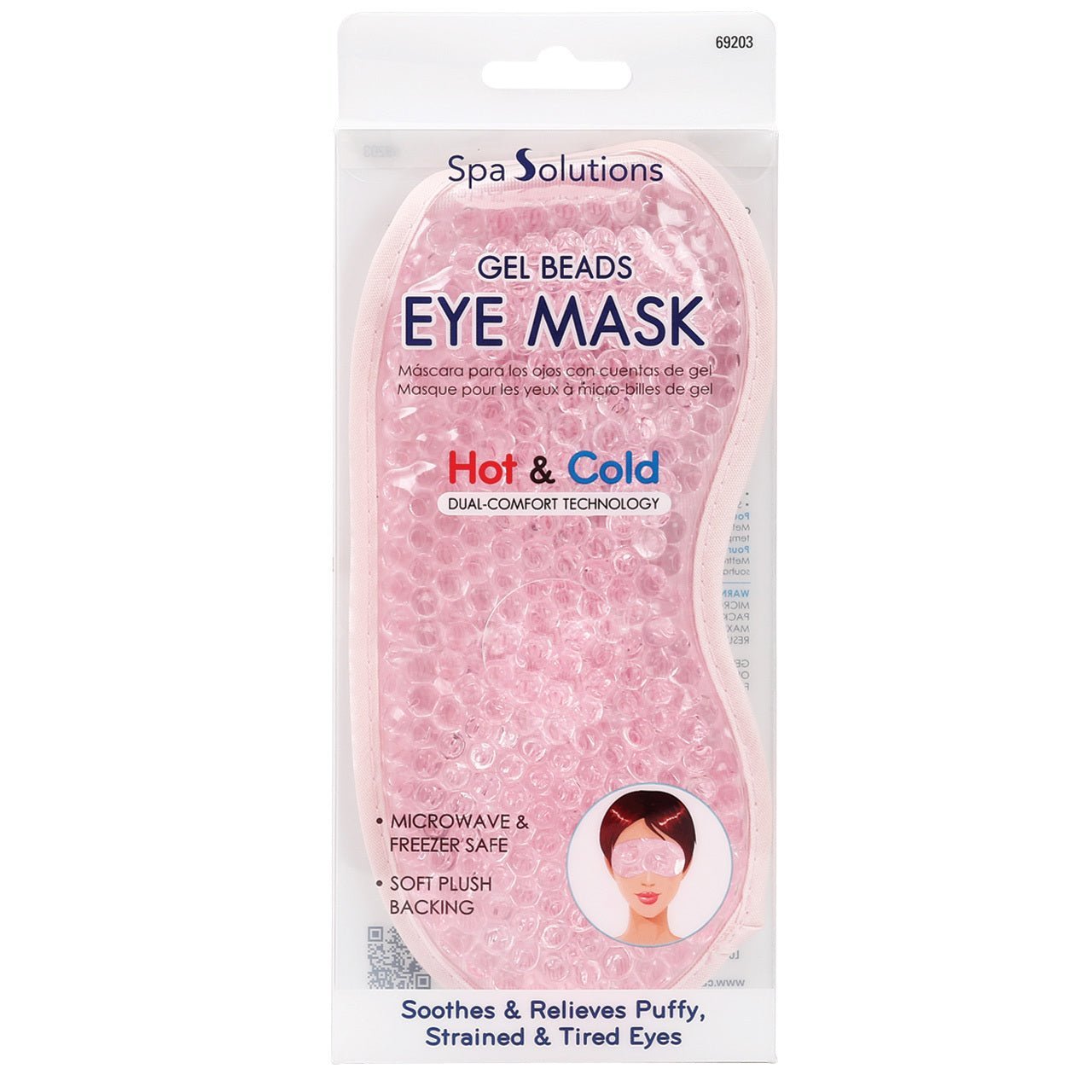 Gel Beads Eye Mask-Pink - IZZAT DAOUK SA