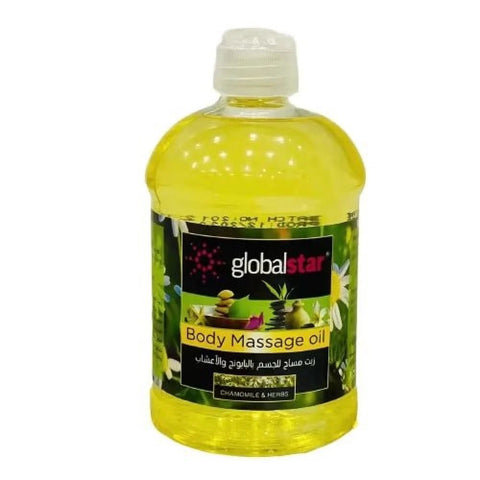 Global Star Body Massage Oil-Chamomile and herbs- 3.8 L - IZZAT DAOUK SA