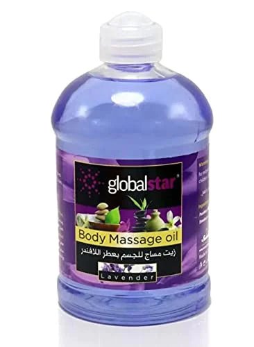 Global Star Body Massage Oil -LAVENDAER- 1000 ML - IZZAT DAOUK SA