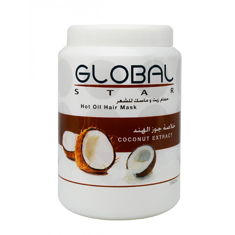 Global Star - Hot Oil Bath and Hair Mask with Coconut Extract 1500 ml - IZZAT DAOUK SA