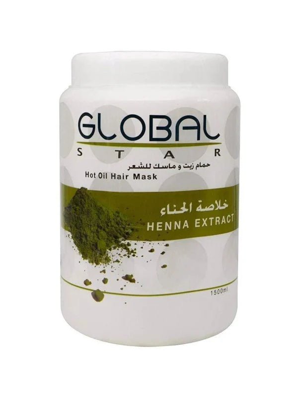 Global Star - Hot Oil Bath and Hair Mask with Henna Extract 1500 ml - IZZAT DAOUK SA