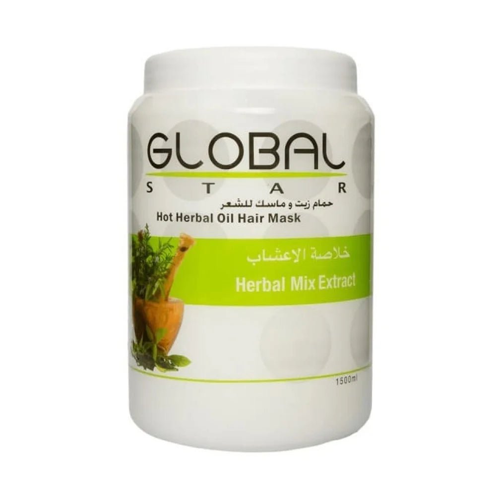 Global Star - Hot Oil Bath and Hair Mask with Herbal Extract 1500 ml - IZZAT DAOUK SA