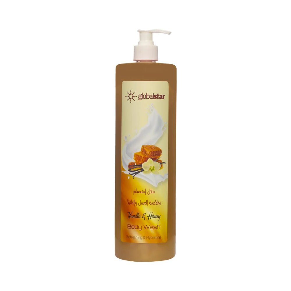 Global Star Shower Gel with Vanilla and Honey Extract 1200ml - IZZAT DAOUK SA