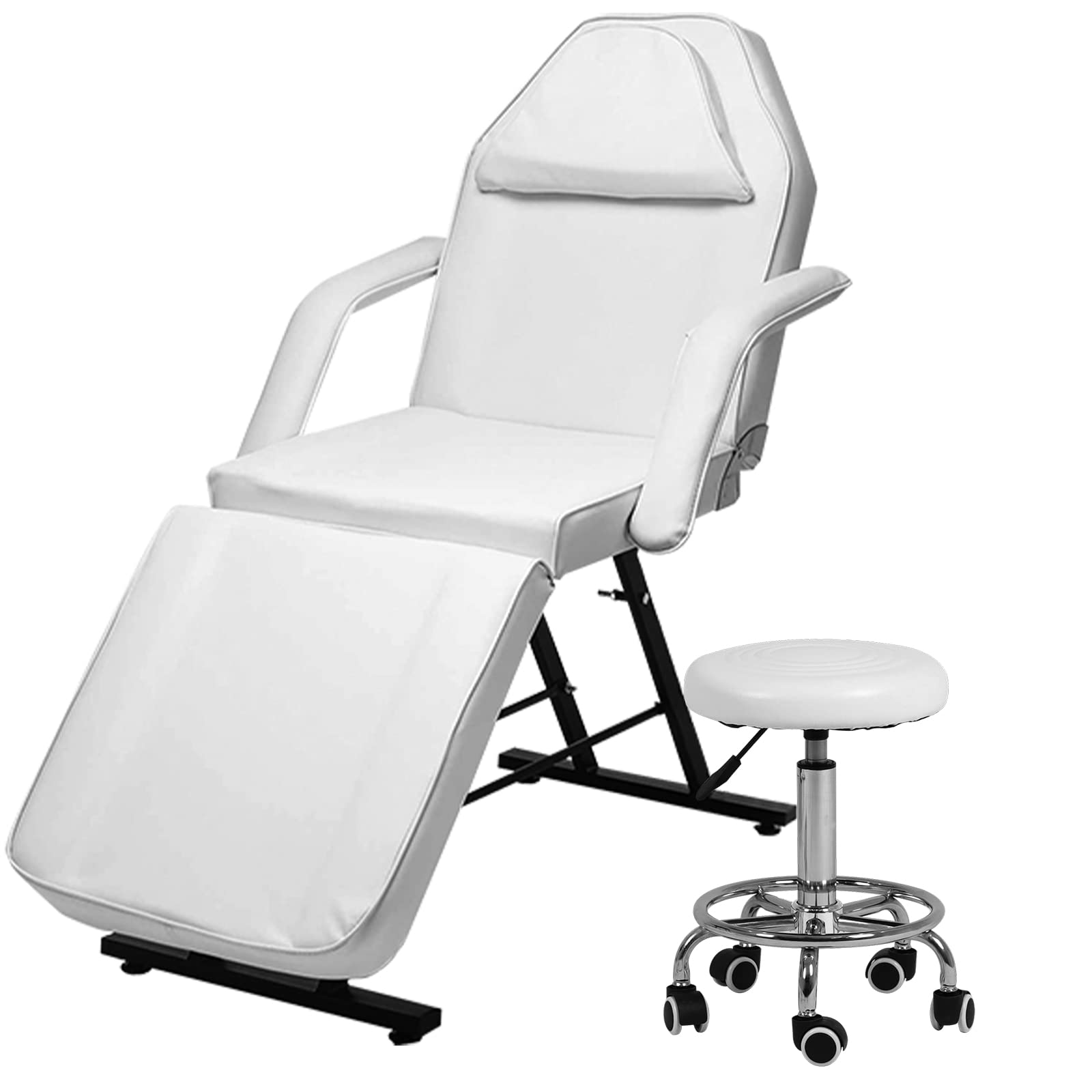 Jumborich All in one Massage Bed with Chair White - IZZAT DAOUK SA