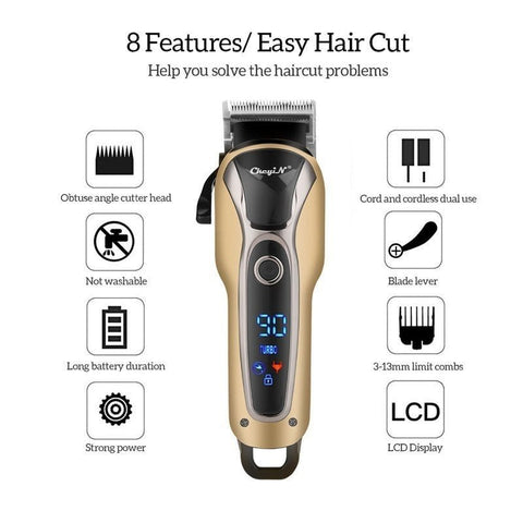 Kemei Electric Hair Trimmer Km-1990 - IZZAT DAOUK SA