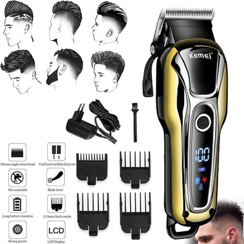 Kemei Electric Hair Trimmer Km-1990 - IZZAT DAOUK SA