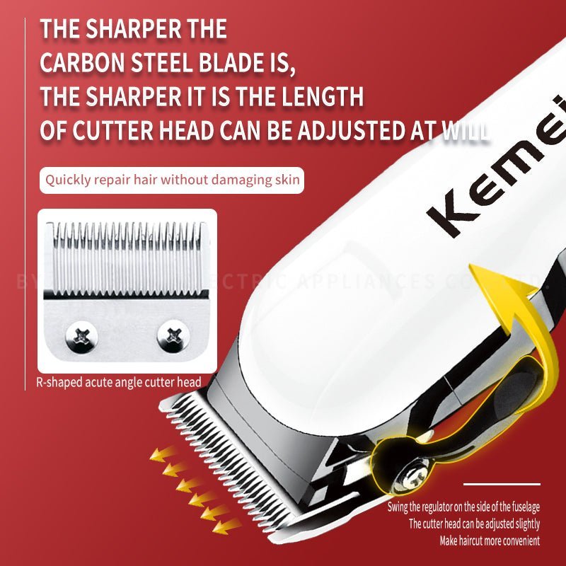 Kemei Hair Clipper With Lcd Km-809A - IZZAT DAOUK SA