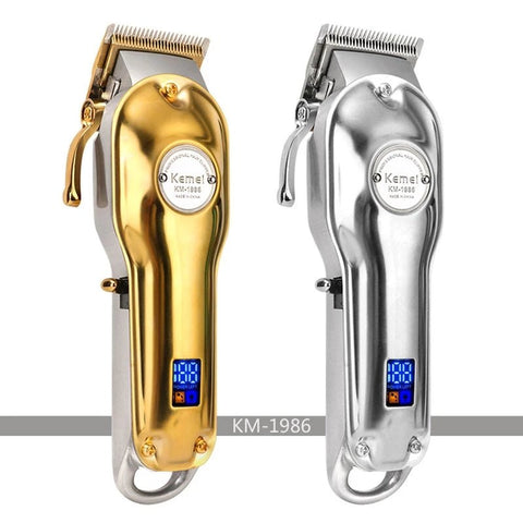 Kemei Proffesional Hair Clipper Led Display Km-1986 - IZZAT DAOUK SA