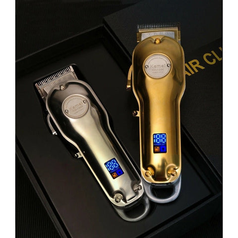 Kemei Proffesional Hair Clipper Led Display Km-1986 - IZZAT DAOUK SA