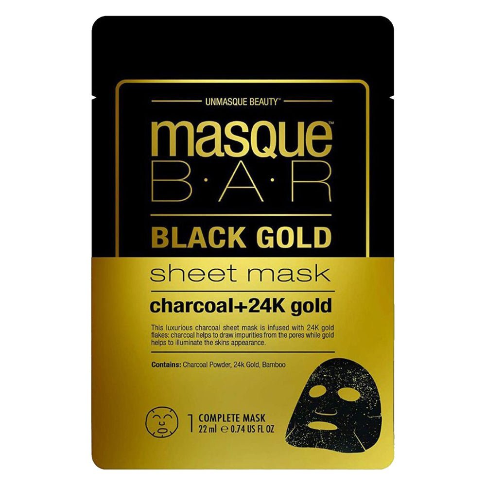 Masque B.A.R Black Gold Sheet Face Mask 22Ml - IZZAT DAOUK SA