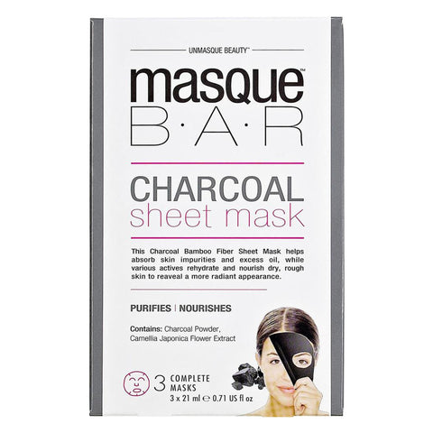 MASQUE B.A.R CHARCOAL SHEET MASK 3x 21ml - IZZAT DAOUK SA