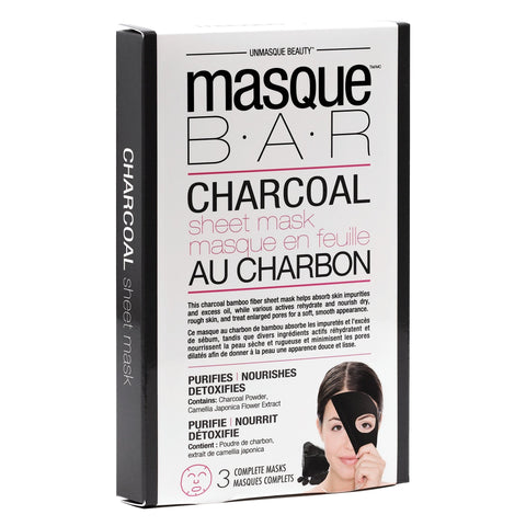 MASQUE B.A.R CHARCOAL SHEET MASK 3x 21ml - IZZAT DAOUK SA