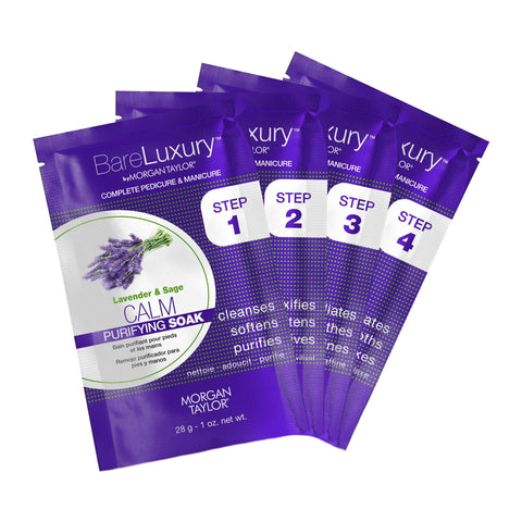 MORGAN TAYLOR BARE LUXURY CALM LAVENDER & SAGE 4PCS PACK 51316 - IZZAT DAOUK SA