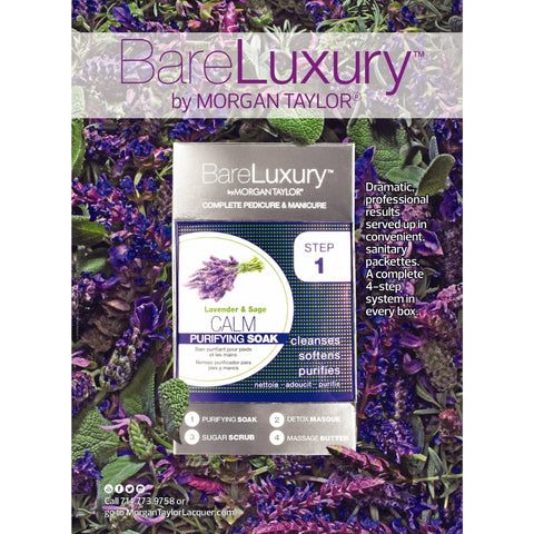 MORGAN TAYLOR BARE LUXURY CALM LAVENDER & SAGE 4PCS PACK 51316 - IZZAT DAOUK SA