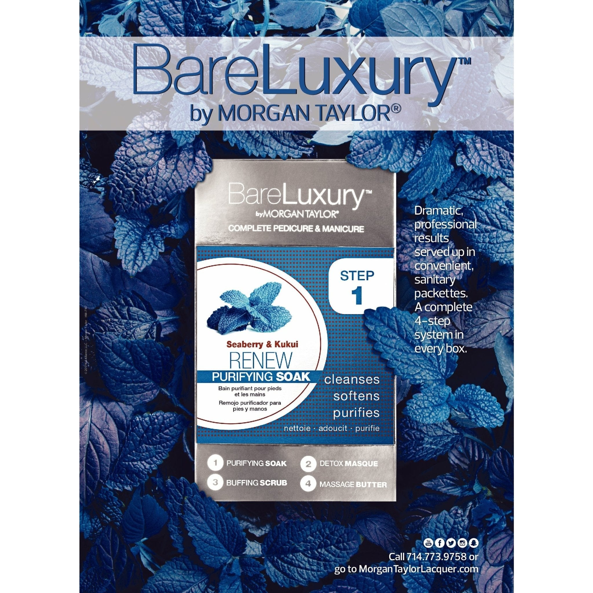 Morgan Taylor Bare Luxury Renew Seaberry & Kukui 4Pcs Pack 51317 - IZZAT DAOUK SA