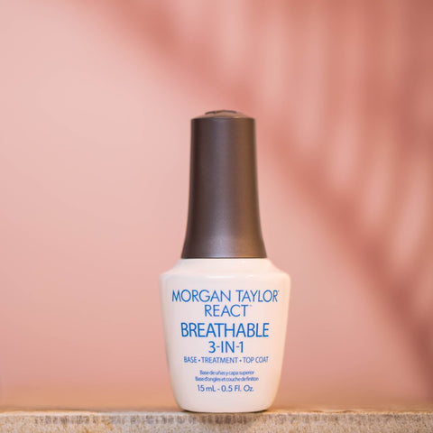 MORGAN TAYLOR REACT BREATHABLE 3IN1 Base/Top/Treatment 15 ML 3413000 - IZZAT DAOUK SA