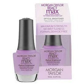 Morgan Taylor React Max Optical Brightener Nail Strengthener + Base Coat 15 Ml 3411102 - IZZAT DAOUK SA